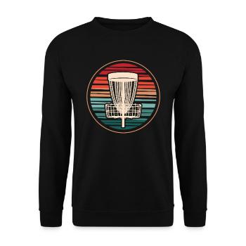 Disc Golf Frisbees Disc Golf Player Disc Golfer - Unisex Sweatshirt - black - Front - Alina (178cm) & Michal (187cm)