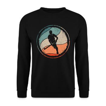 Joueurs de hockey sur gazon Joueurs de hockey sur gazon - Sweat-shirt Unisexe - noir - Devant - Alina (178cm) & Michal (187cm)