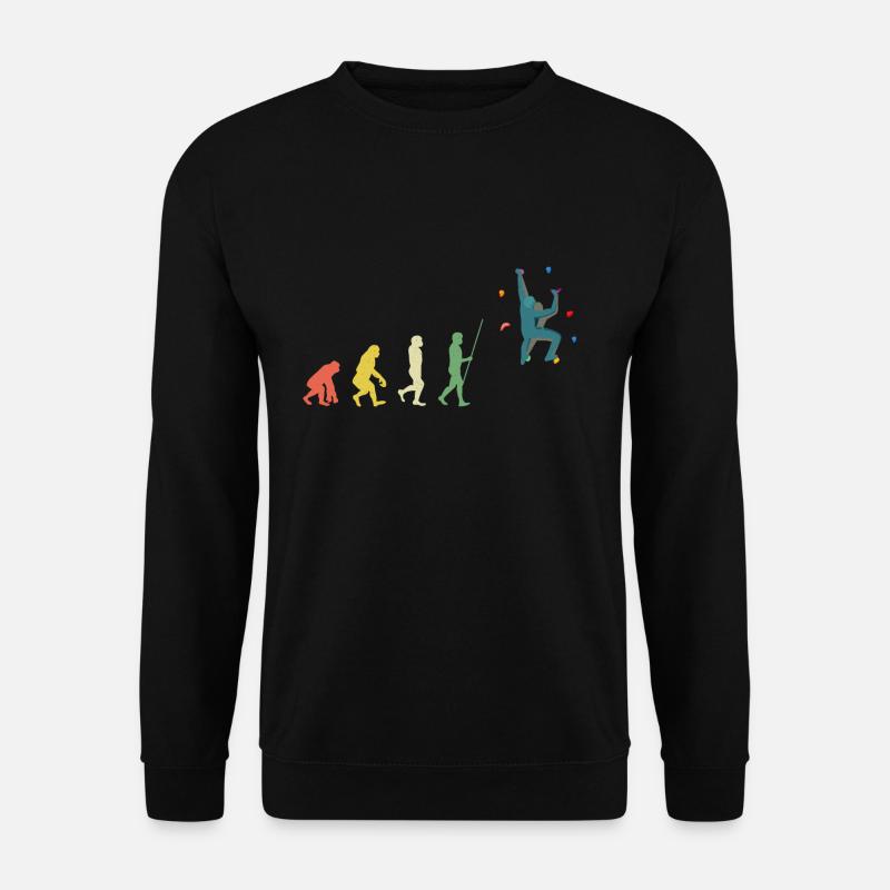 Boulderer Bouldern Kletterwand Kletterer Kletern - Unisex Pullover - Schwarz