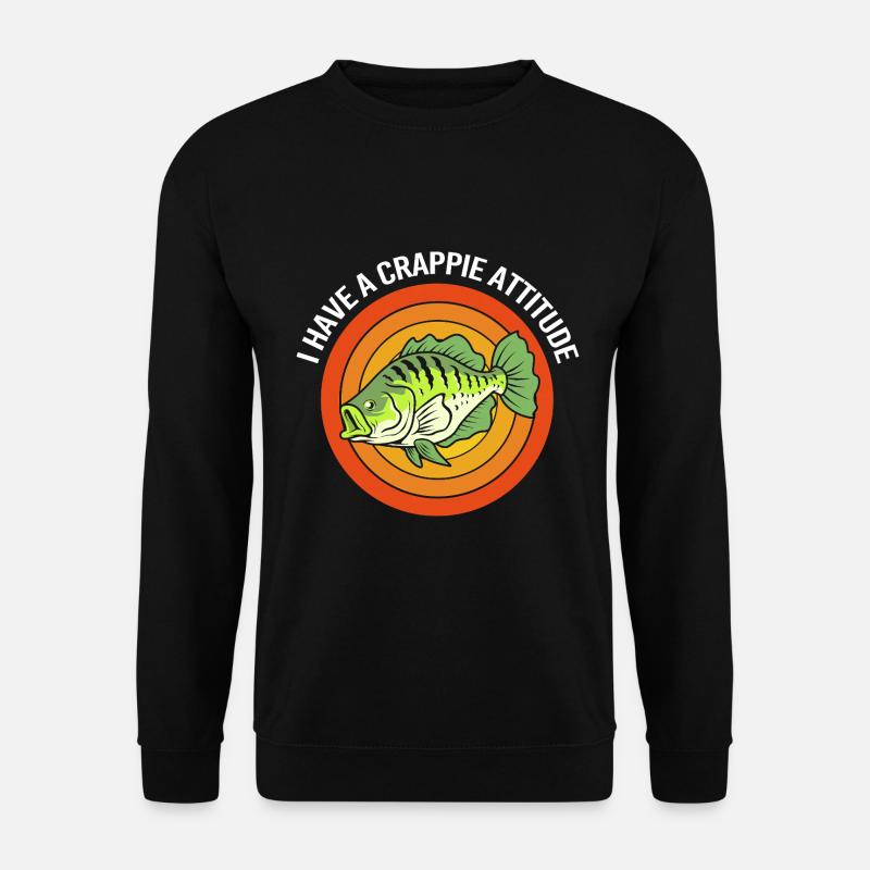 Perch, Crappie, Fish, Sunfish - Unisex Sweatshirt - black