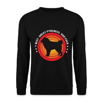 Chien des Pyrénées - Sweat-shirt Unisexe - noir - Devant - Alina (178cm) & Michal (187cm)
