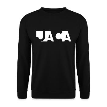 JACA – Huesca – Aragon – Espagne - Sweat-shirt Unisexe - noir - Devant - Alina (178cm) & Michal (187cm)