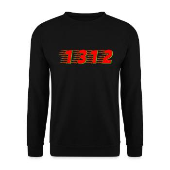 1312 - Unisex Sweatshirt - black - Front - Alina (178cm) & Michal (187cm)