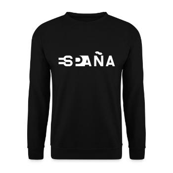 ESPAÑA – Espagne – Espagne – Europe - Sweat-shirt Unisexe - noir - Devant - Alina (178cm) & Michal (187cm)