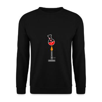 chemistry - Unisex Sweatshirt - black - Front - Alina (178cm) & Michal (187cm)