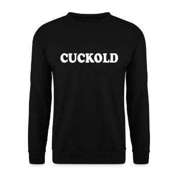 Cuckold - Sweat-shirt Unisexe - noir - Devant - Alina (178cm) & Michal (187cm)