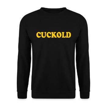 Cuckold - Sweat-shirt Unisexe - noir - Devant - Alina (178cm) & Michal (187cm)