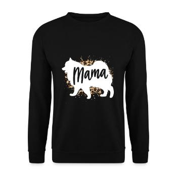 Samoyède - Sweat-shirt Unisexe - noir - Devant - Alina (178cm) & Michal (187cm)