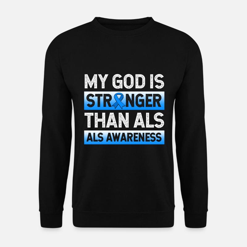 ALS nerve disease - Unisex Sweatshirt - black