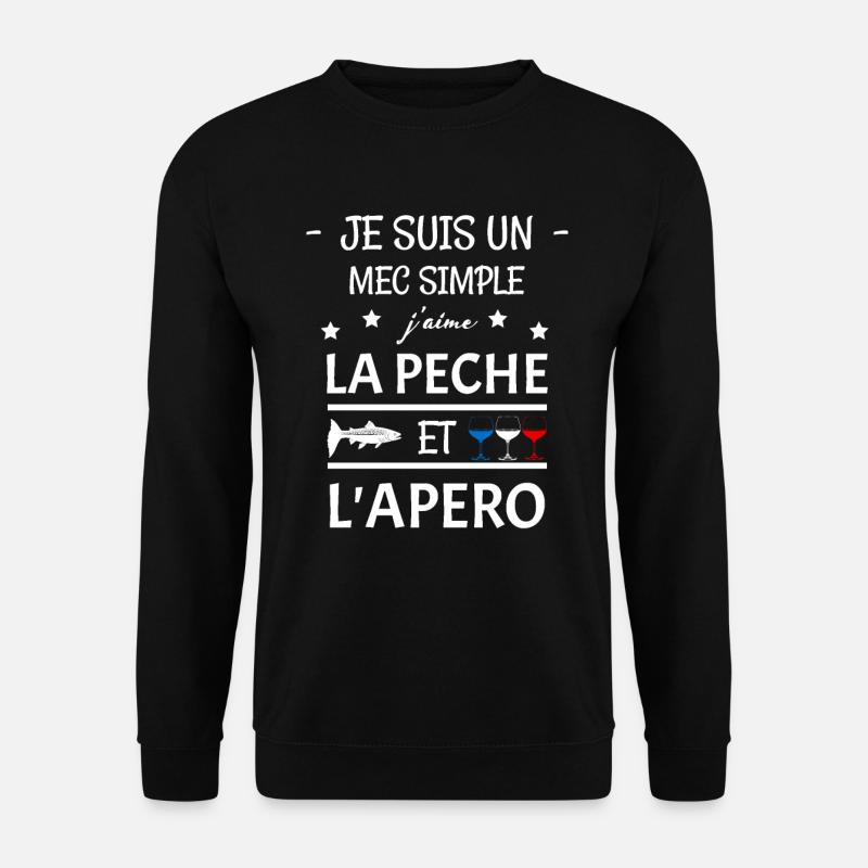 Peach Humor - Unisex Sweatshirt - black