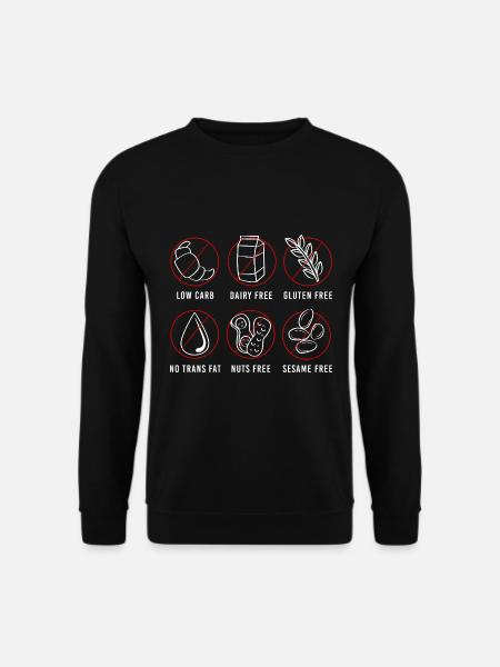 Food Allergy - Unisex Sweatshirt - black