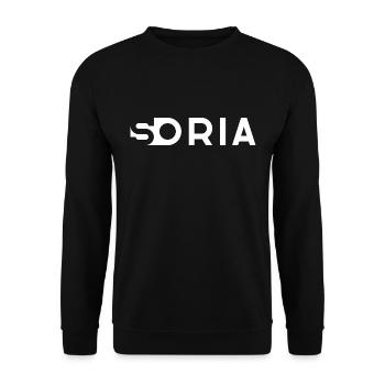 SORIA – Castille-et-León – Espagne - Sweat-shirt Unisexe - noir - Devant - Alina (178cm) & Michal (187cm)