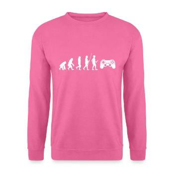 Evolution Gaming Gamer Gamer Controller Cadeau - Sweat-shirt Unisexe - rose - Devant
