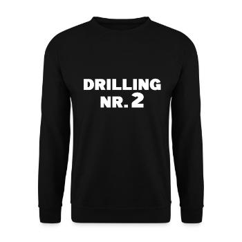 Triplet Number 2 Partner Look Gift - Unisex Sweatshirt - black - Front - Alina (178cm) & Michal (187cm)