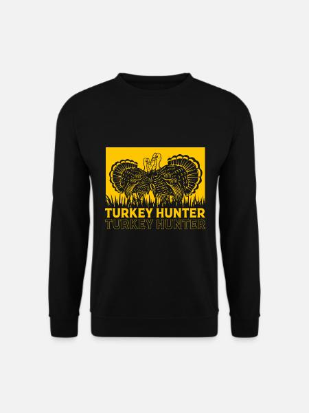 Thanksgiving Turkey Turkey Hunting Thanksgiving - Unisex Sweatshirt - black