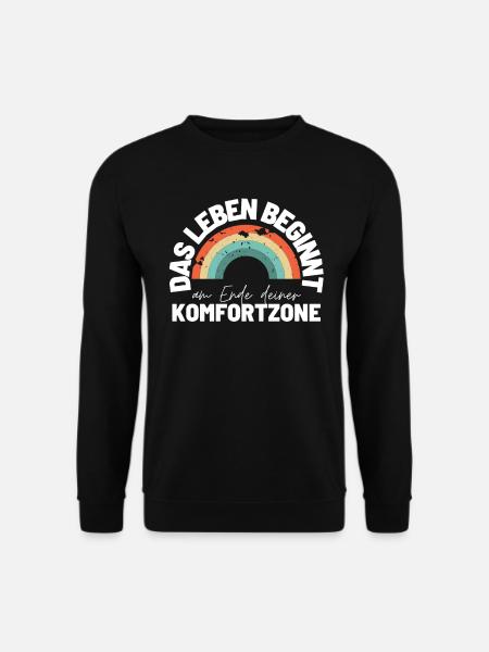Sprücheshirts Motivationssprüche Motivationsspruch - Unisex Pullover - Schwarz