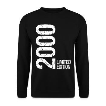 2000 Édition Limitée - Sweat-shirt Unisexe - noir - Devant - Alina (178cm) & Michal (187cm)