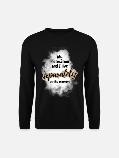 POSITIVE ATTITUDE MINDSET Motivation - Unisex Sweatshirt - black