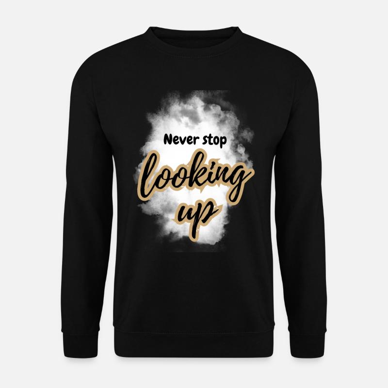 POSITIVE EINSTELLUNG MINDSET Motivation - Unisex Pullover - Schwarz