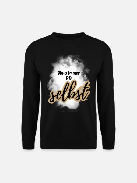 POSITIVE EINSTELLUNG MINDSET Motivation - Unisex Pullover - Schwarz