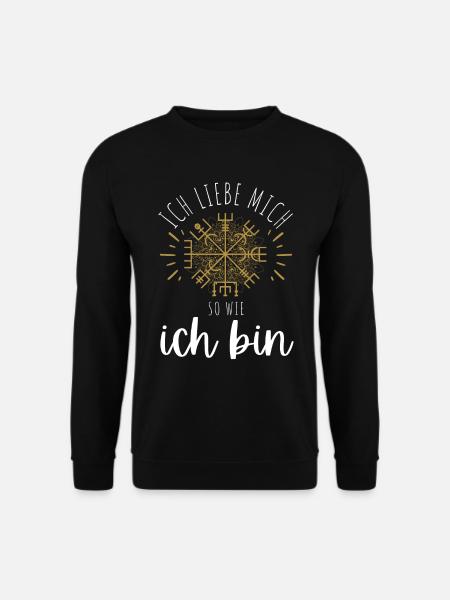 Wegweiser MOTIVATION - VEGVISIR - Unisex Pullover - Schwarz