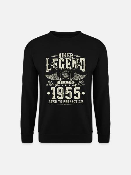 Biker legend since 1955 - Unisex Sweatshirt - black