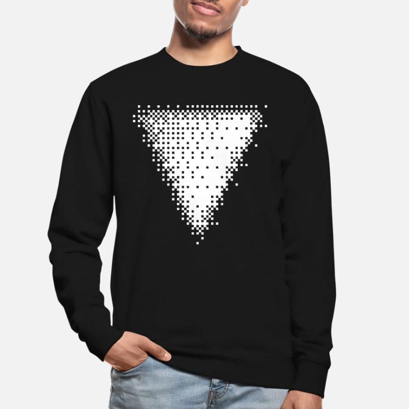 geometric triangle bitmap shape Unisex Sweatshirt