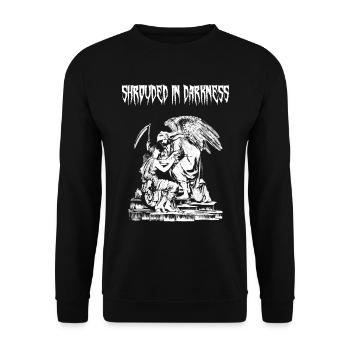 Shrouded in Darkness - 2025 album shirt - Unisex Sweatshirt - black - Front - Alina (178cm) & Michal (187cm)