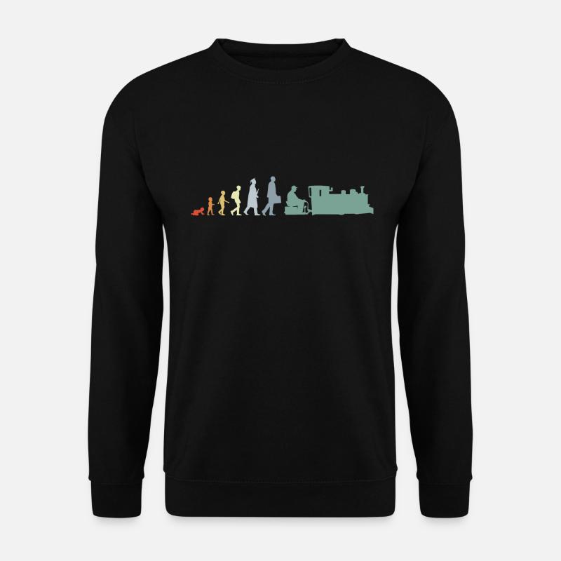 Trainspotter Evolution - Unisex Sweatshirt - black