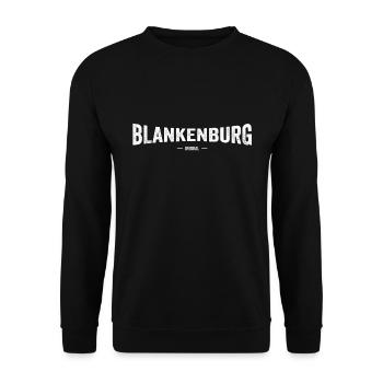 Blankenburg Original - Unisex Pullover - Schwarz - Vorne - Alina (178cm) & Michal (187cm)