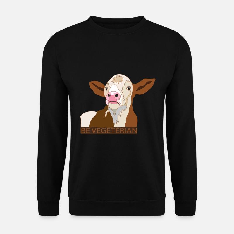 Veau soit végétarien - Sweat-shirt Unisexe - noir