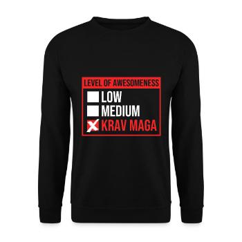 Krav Maga - Sweat-shirt Unisexe - noir - Devant - Alina (178cm) & Michal (187cm)