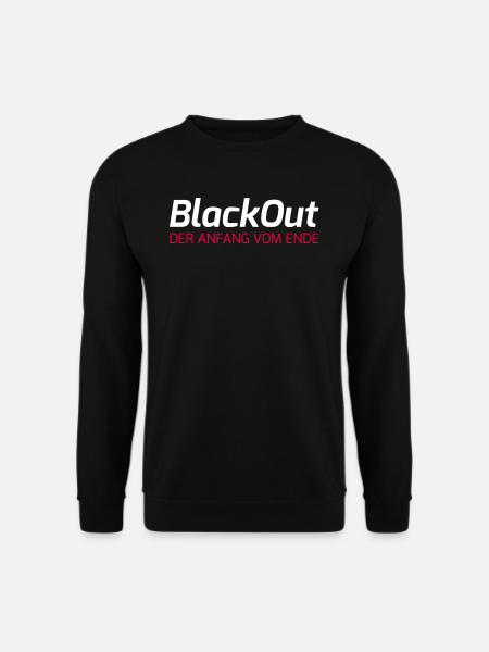 Lifestyle Blackout - Unisex Pullover - Schwarz
