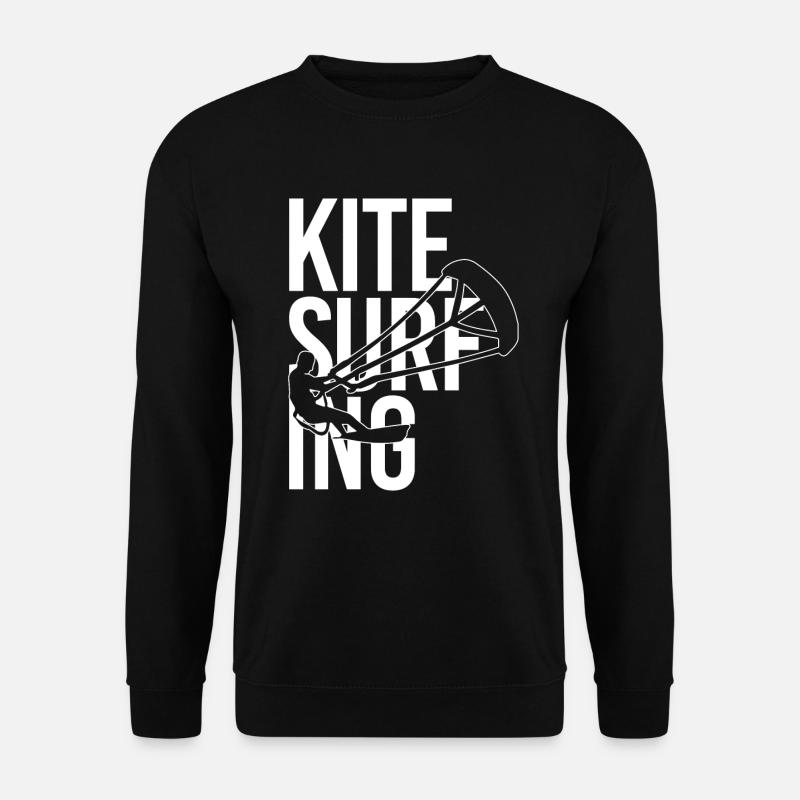 Kite Surfing - Kitesurfen - Unisex Pullover - Schwarz