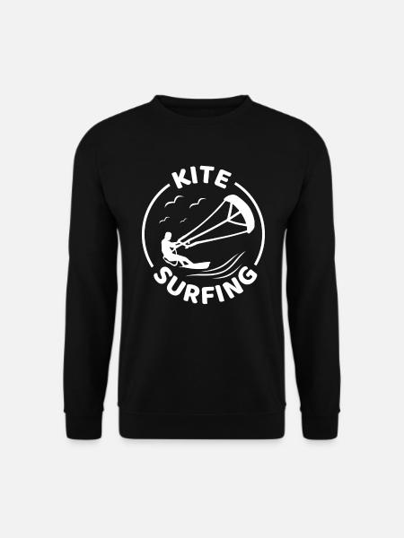 Kite Surfing - Kitesurfen - Unisex Pullover - Schwarz