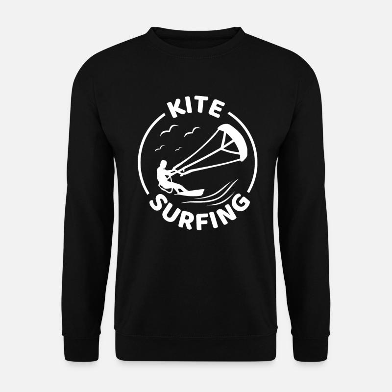 Kite Surfing - Kitesurfen - Unisex Pullover - Schwarz