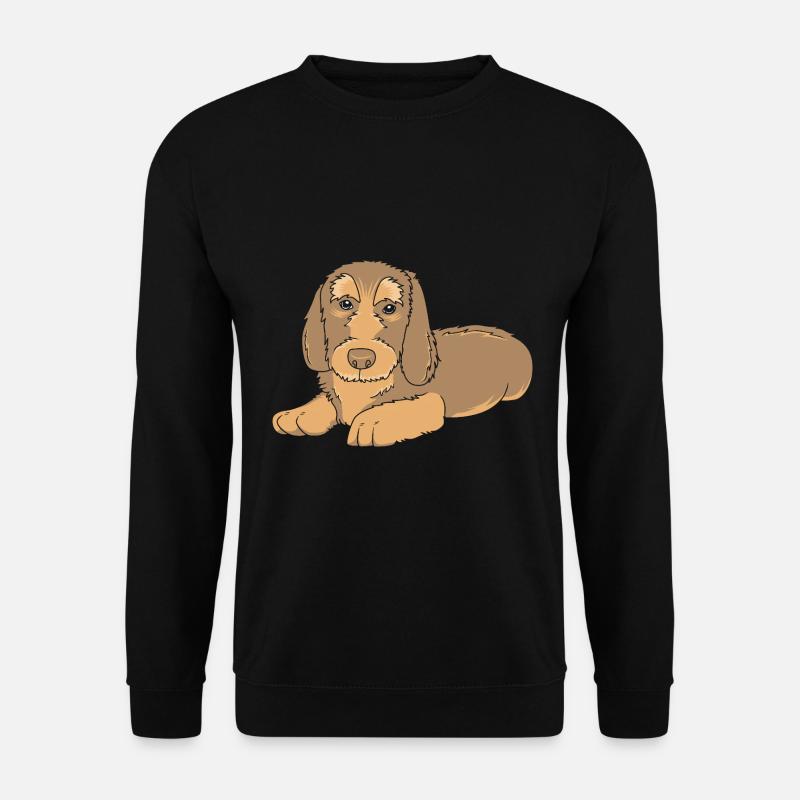 Dachshund Rauhaardackel - Unisex Pullover - Schwarz