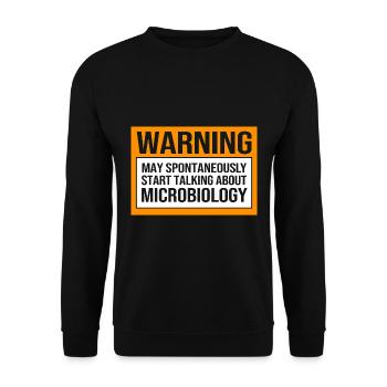 Mikrobiologie Biologie Biologisch Biologe - Unisex Pullover - Schwarz - Vorne - Alina (178cm) & Michal (187cm)