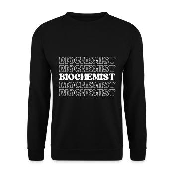 Biochemiker Biochemiker Biomedizinischer Wissenschaftler - Unisex Pullover - Schwarz - Vorne - Alina (178cm) & Michal (187cm)