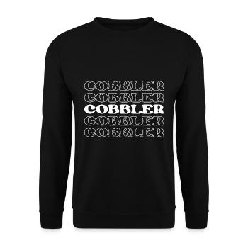 Cobbler Shoemaker Shoe Repairman Shoe Fixer Shoe - Unisex Sweatshirt - black - Front - Alina (178cm) & Michal (187cm)