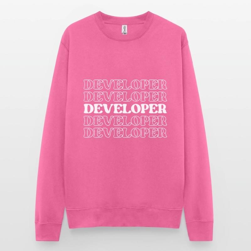 Developer Programmer Coder Coder Software Engineer Unisex Sweatshirt