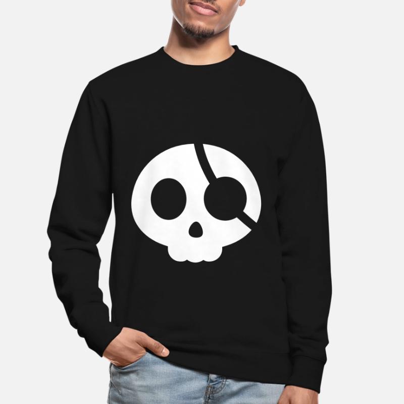 Crâne avec un cache-œil Sweat-shirt Unisexe