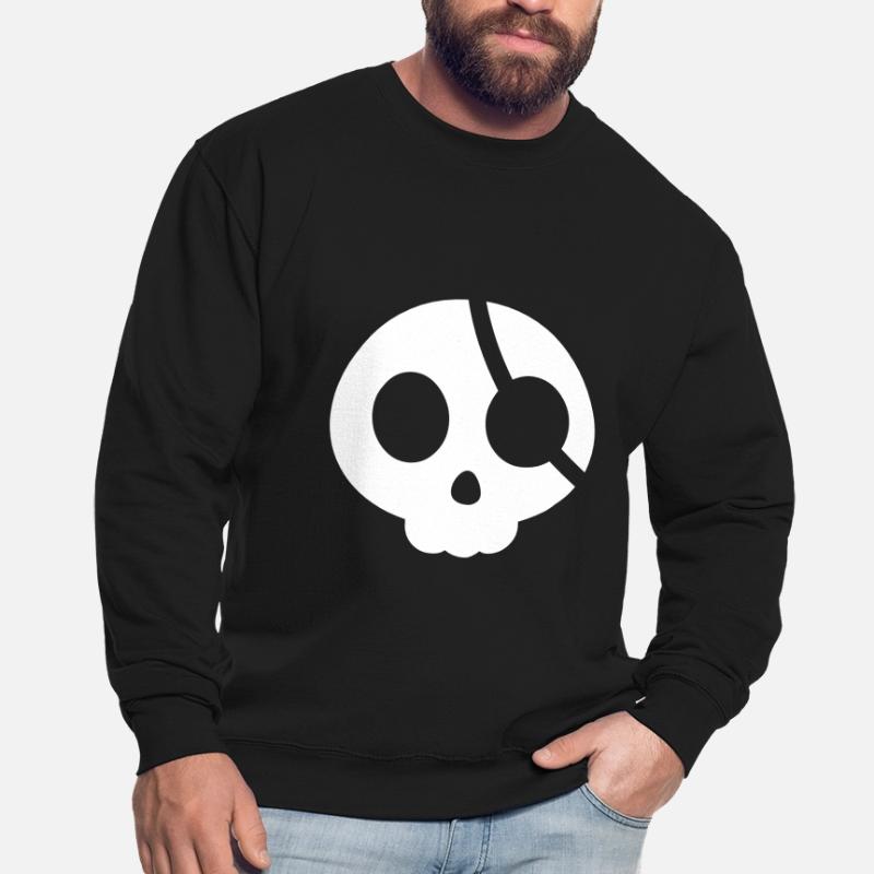 Crâne avec un cache-œil Sweat-shirt Unisexe