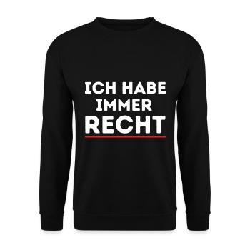 Sachbearbeiter Beamte Verwaltung Büro Job Geschenk - Unisex Pullover - Schwarz - Vorne - Alina (178cm) & Michal (187cm)
