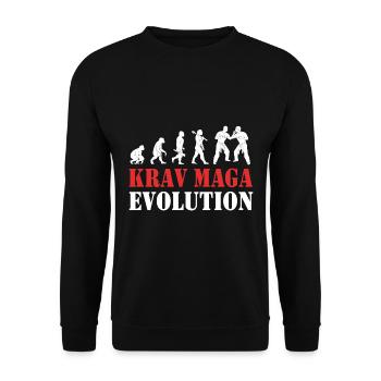Krav Maga - Sweat-shirt Unisexe - noir - Devant - Alina (178cm) & Michal (187cm)
