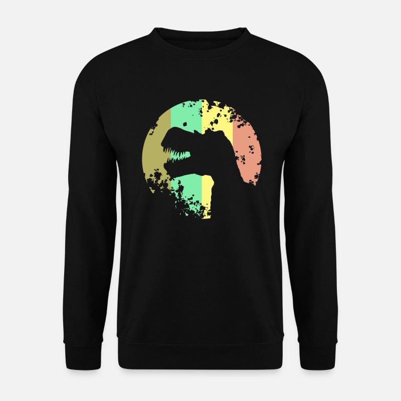 Dinosaurier T-Rex Design - Unisex Pullover - Schwarz