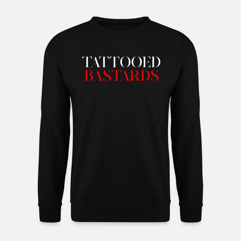 Tattooed Bastards Crew - Unisex Sweatshirt - black