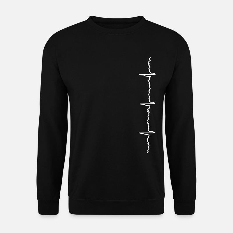 Herzschlag - Unisex Pullover - Schwarz