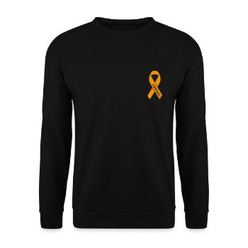 Multiple Sclerosis Loop - Unisex Sweatshirt - black - Front - Alina (178cm) & Michal (187cm)