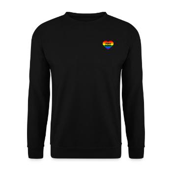 Proud Sister - Unisex Sweatshirt - black - Front - Alina (178cm) & Michal (187cm)